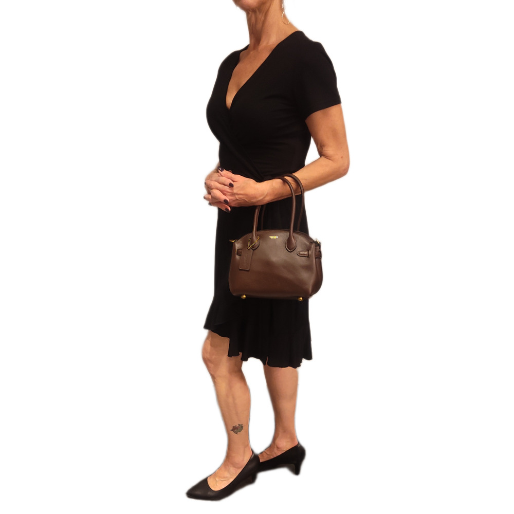 Coach Soft Empire Carryall Bag 21 - Small - Maple/Brown -NWT - Picture 14 of 15